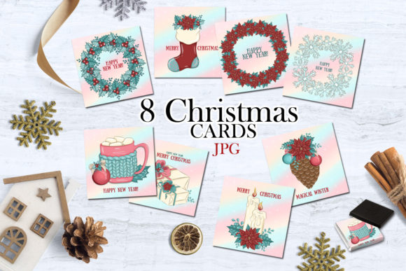 Download Christmas Cards Template Gift - Card Collection