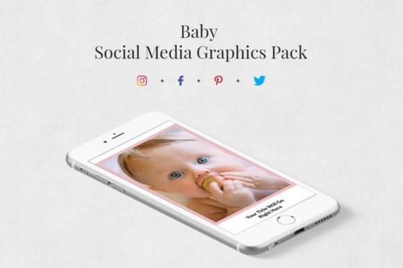 Download Baby Social Media Graphics Pack - Social media graphics Collection