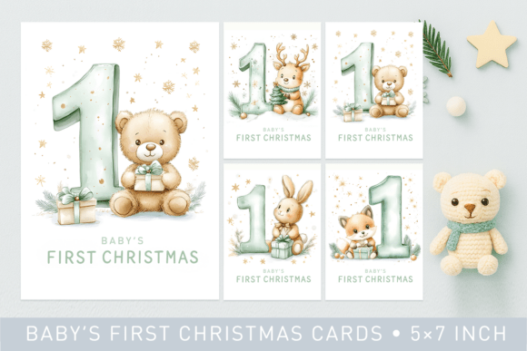 Download Baby First Christmas Cards - Card Collection