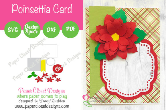 Download Christmas Poinsettia Card - Card Collection