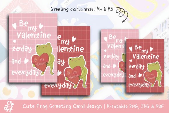 Download Cute Frog Greeting Card Design - Card Collection