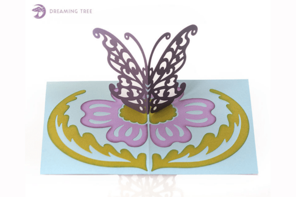 Download Butterfly Pop Up Card SVG - Card Collection