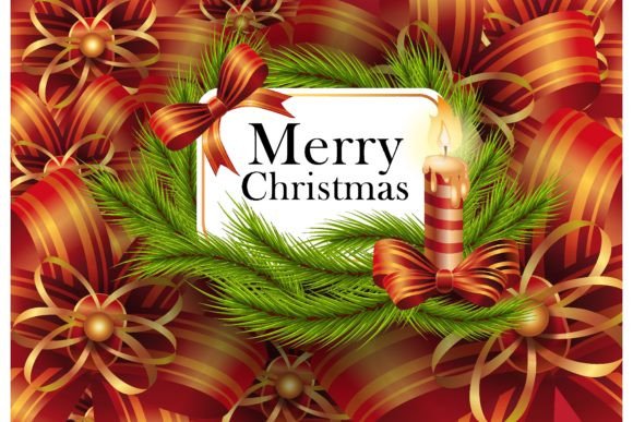 Download Merry Christmas Greeting Card Design. Bu - Card Collection
