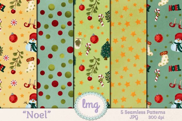 Download Noel Christmas Decor Seamless Pattern - Christmas decor Collection