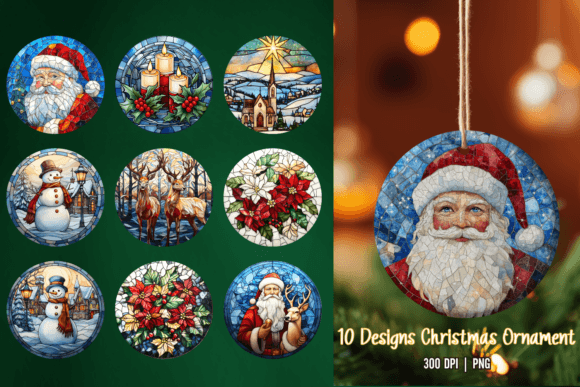 Download Christmas Ornaments Sublimation Bundle - Sub Collection