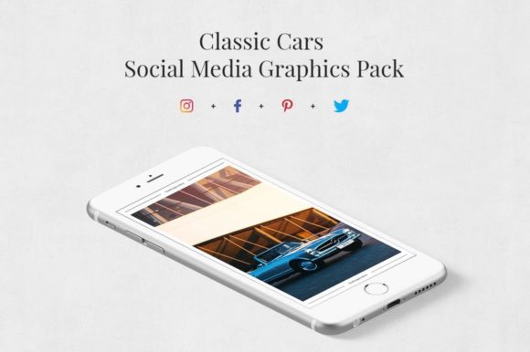 Download Classic Cars Social Media Graphics Pack - Premium Resources