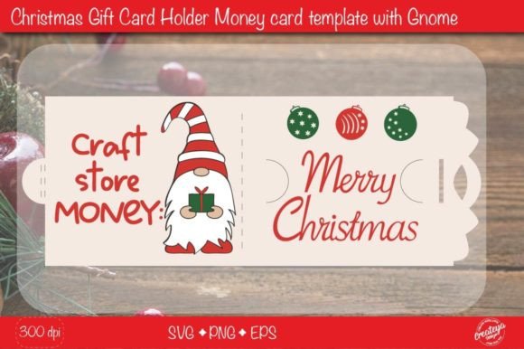 Download Money Card Holder for Crafters| Gnome - Card Collection