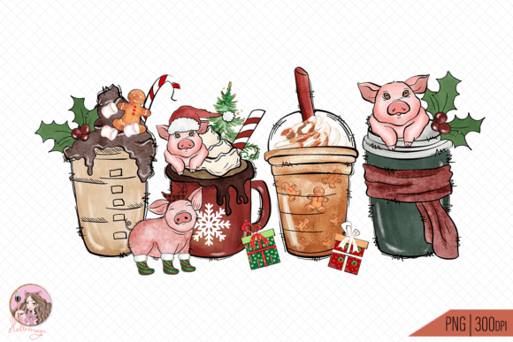 Download Christmas Farm Animals Sublimation - Sub Collection