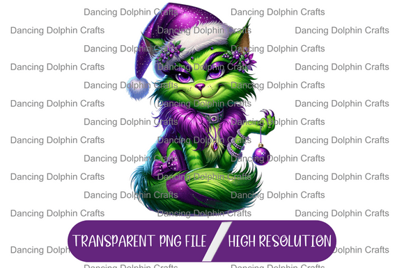 Download Festive Feline Elegance Sublimation PNG - Sub Collection