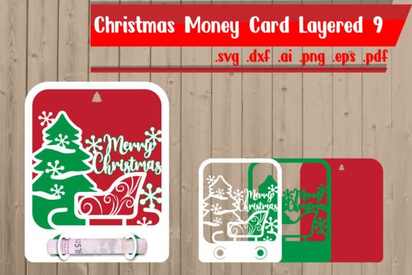 Download Christmas Money Card Layered 9 - Card Collection