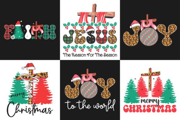 Download Jesus Cross Christmas Sublimation Bundle - Sub Collection