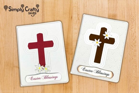 Download Layered Cross Card - Card Collection