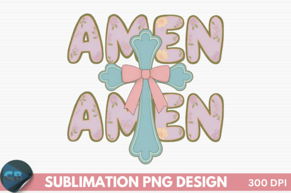 Download Boho Floral Amen Christian Easter Sublim - Sub Collection